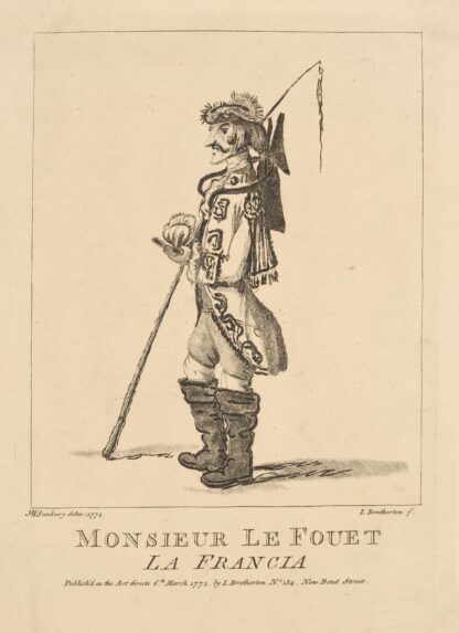 Monsieur le fouet, la Francia. by Henry William Bunbury