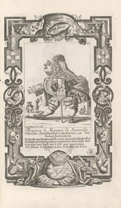 Monsieur le Marquis de Sauterelle, Pl. 20 by Elias Baeck