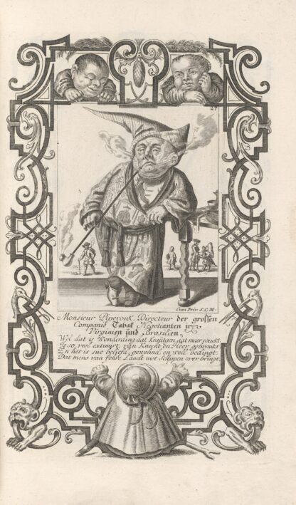 Monsieur Piperoux, Directeur der grossen Companie Tabak Negotiaten in Virginien und Brasilien, Pl. 27 by Elias Baeck
