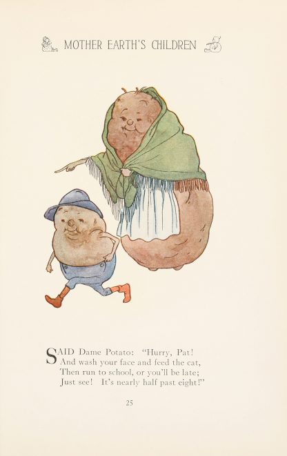 Mother Earth’s children; the frolics of the fruits and vegetables Pl.17 by Marion T. Ross