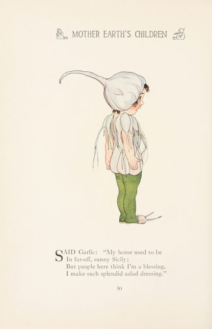 Mother Earth’s children; the frolics of the fruits and vegetables Pl.42 by Marion T. Ross
