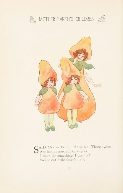 Mother Earth’s children; the frolics of the fruits and vegetables Pl.48 by Marion T. Ross