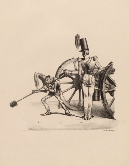 Mr. Mahieu, artilleur by Charles-Joseph Traviès de Villers