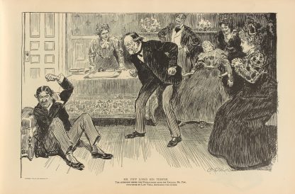 Mr. Pipp loses his temper by Charles Dana Gibson