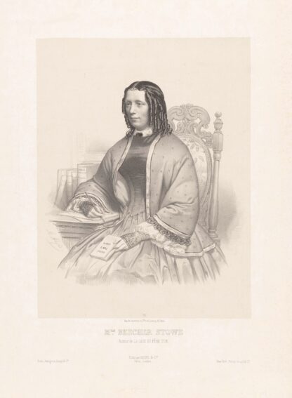 Mrs. Beecher Stowe. Auteur de ‘La case du père Tom’ by Marie-Alexandre Alophe