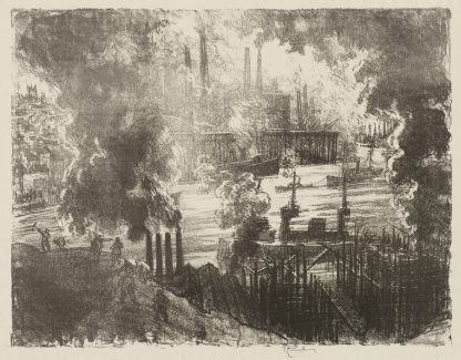 Munitions River by Joseph Pennell
