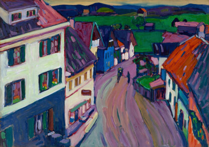 Murnau – View from the window of the Griesbräu by Wassily Kandinsky