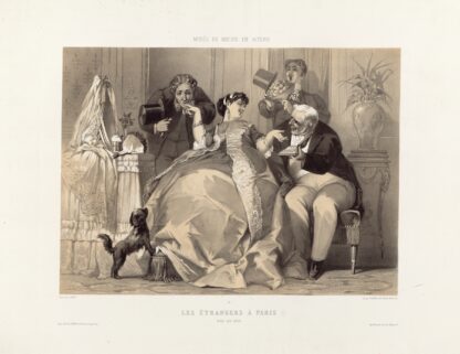 Musée de mœurs en actions. 32. Les étrangers à Paris Tous les deux by Philippe-Jacques Linder