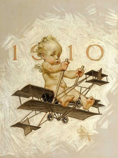 New Years 1910 by Joseph Christian Leyendecker