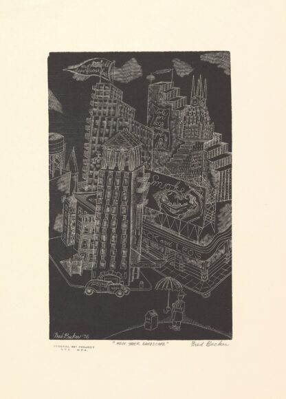 New York Landscape by Fred Becker