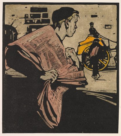 News-boy by William Nicholson