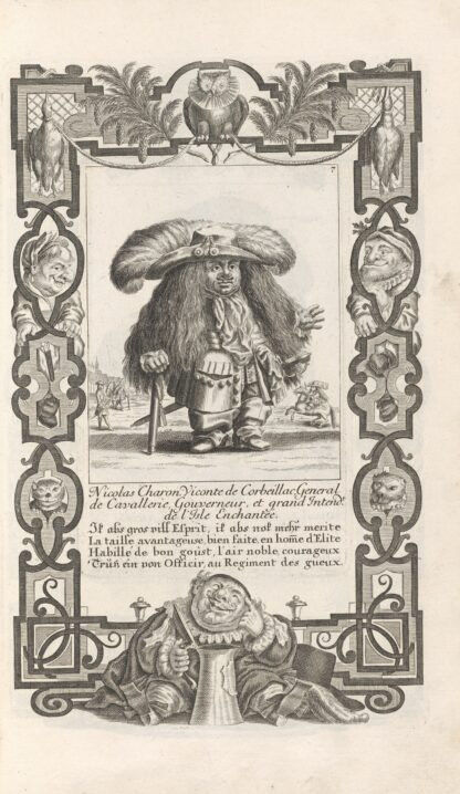 Nicolas Charon, Viconte de Corbeillac, General de Cavallerie, Gouverneur, et grand Intend.t de l’Isle Enchantée, Pl. 7 by Elias Baeck