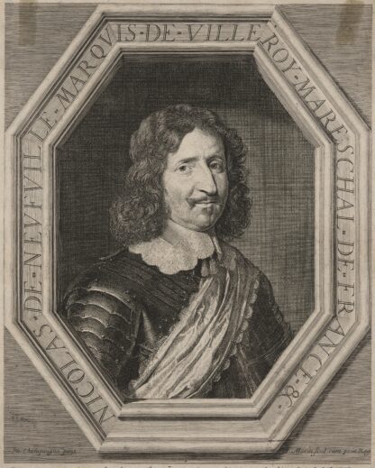 Nicolas de Neufville, Marquis of Villeroy Marshall of France &c by Jean Morin