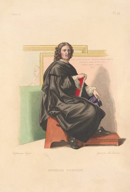 Nicolas Poussin by Jean Auguste Dominique Ingres