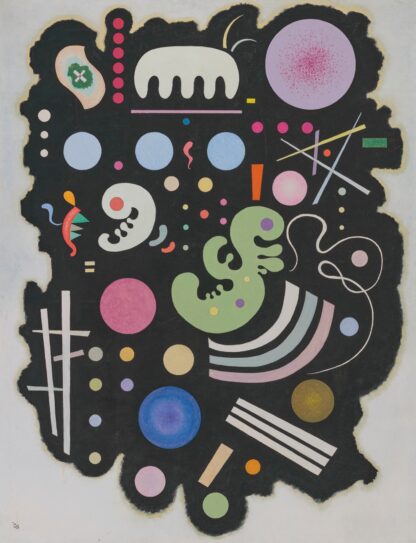 Noir bigarré by Wassily Kandinsky