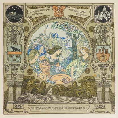 Oesterreichische Monatsbilder Pl.11 by Heinrich Lefler