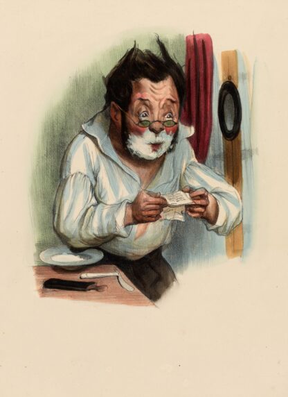 Oh ma femme est morte Oh my wife is dead by Charles-Joseph Traviès de Villers