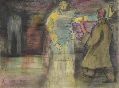 Ohne Titel; aus; ‘Die 150 Blätter’ XX by Karl Wiener