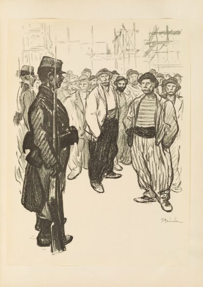 On Strike by Théophile Alexandre Steinlen