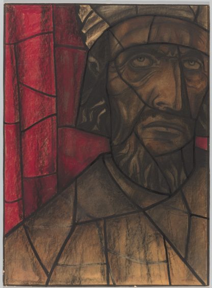 Ontwerp voor raam in het Noordertransept in de Dom te Utrecht 9 by Richard Nicolaüs Roland Holst