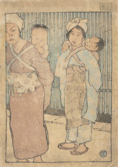 Orientálne matky s deťmi by Emil Orlik