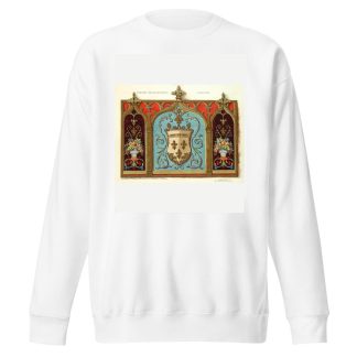 Original Design for painted plaster panel by Elizabeth A. Nedwill Sweatshirt