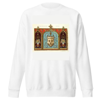 Original Design for painted plaster panel by Elizabeth A. Nedwill Sweatshirt