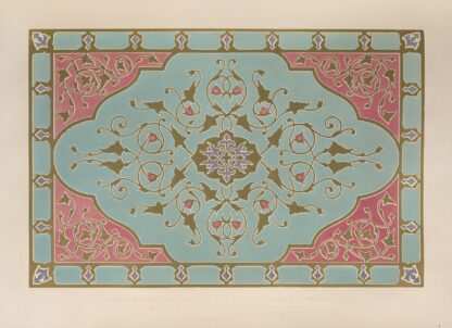 Ornamental cover of a colour box by Matthew Digby Wyatt