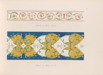 Ornamente aller klassischen Kunst-Epochen nach den Originalien in ihren eigenthümlichen Farben Pl.035 by Wilhelm Zahn