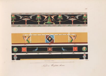 Ornamente aller klassischen Kunst-Epochen nach den Originalien in ihren eigenthümlichen Farben Pl.040 by Wilhelm Zahn