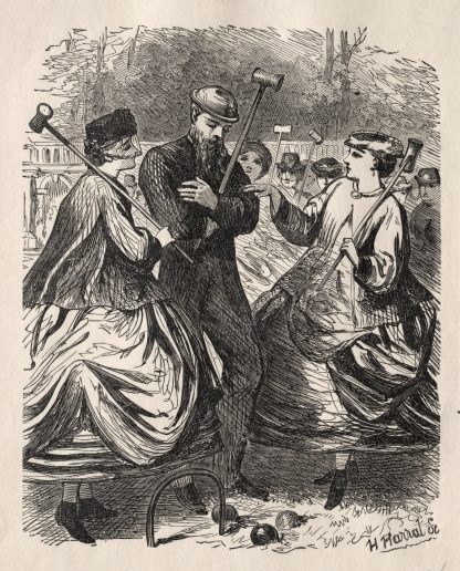 Our Croquet Party by George Du Maurier