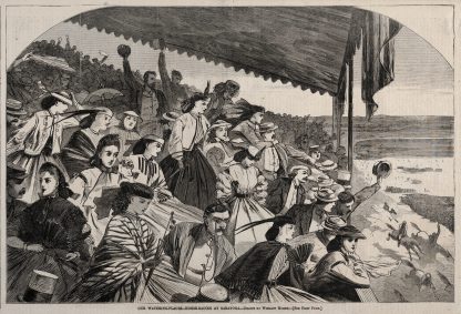 Our Watering Places – Horse Racing at Saratoga by Winslow Homer