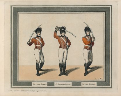 Outside Guard, St Georges Guard, Inside Guard by Thomas Rowlandson
