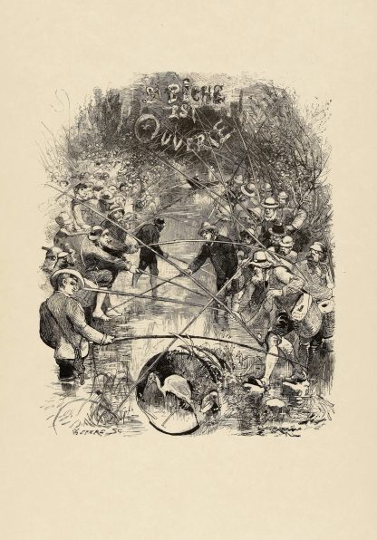 Ouverture de la pêche by Edmond Morin