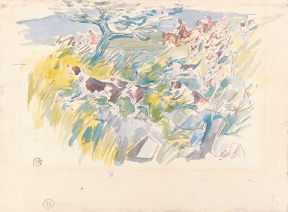 Over the Bank, Exmoor by Robert Polhill Bevan