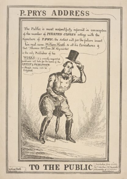 P-Pry’s address to the public. by William Heath