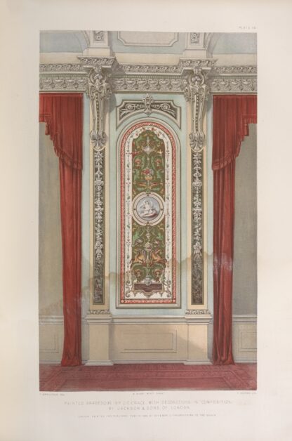 Painted arabesque by Matthew Digby Wyatt