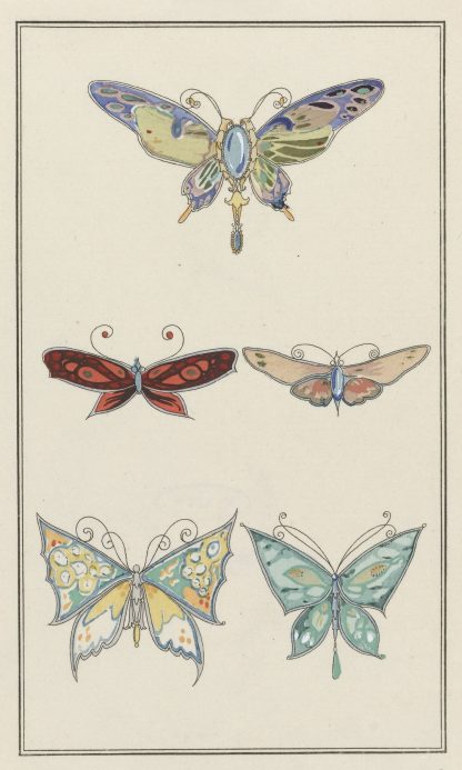 Papillons naturels montés by Anonymous