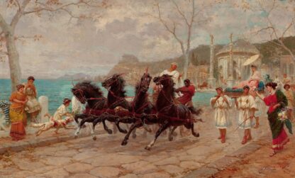 Parade Scene, Rome by Ettore Forti