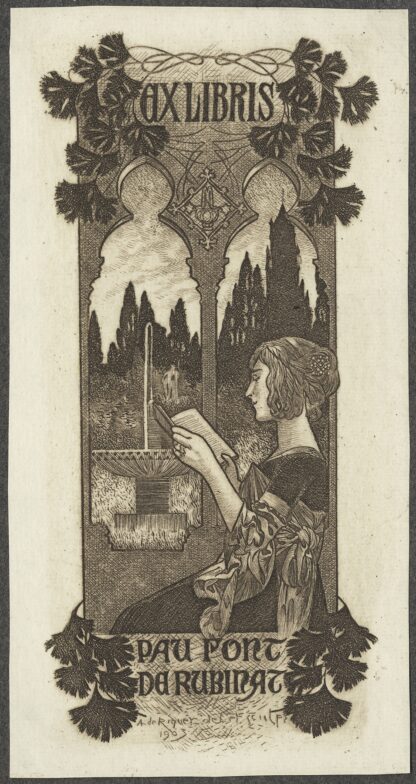 Pau Font de Rubinat by Alexandre de Riquer