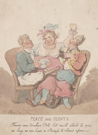 Peace and plenty by Thomas Rowlandson