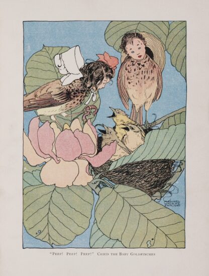 ‘Peep! Peep! Peep!’ cried the baby goldfinches by Maginel Wright Enright