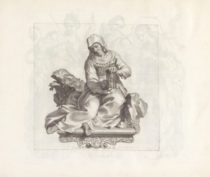 Personificatie van Volharding by Robert van Audenaerde