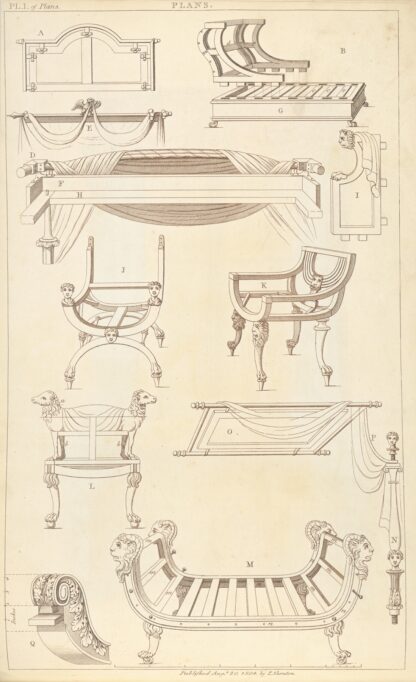 Plans by Thomas Sheraton