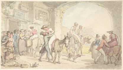 Pleasure of a Poste aux Anes, from Sentimental Travels by Thomas Rowlandson