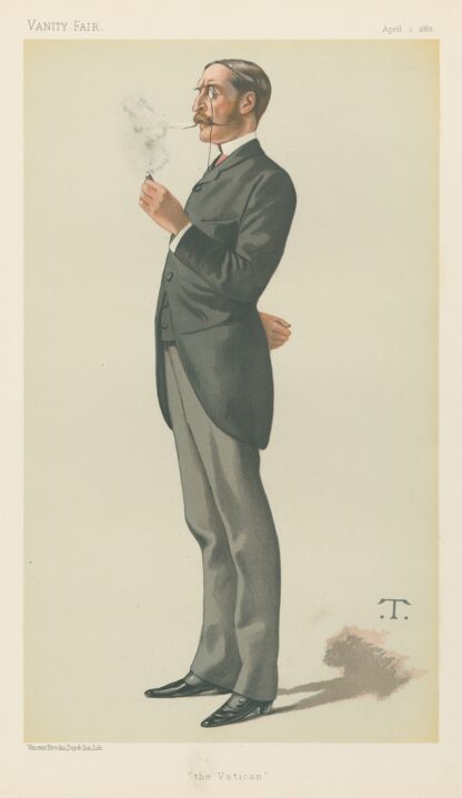 Politicians; ‘A Postmaster General’, Sir James Fergusson, April 30, 1892 by Leslie Matthew Ward