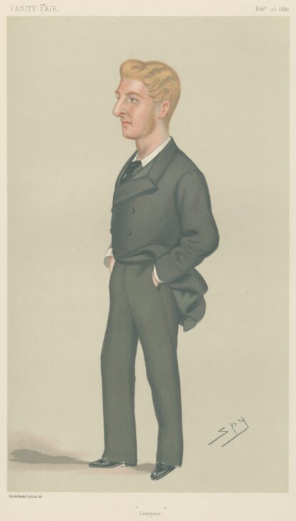 Politicians – ‘Liverpool’. Commander Lord Ramsay. 28 February 1880 by Leslie Matthew Ward