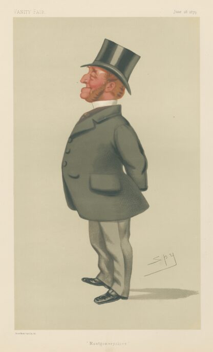 Politicians – ‘Montgomeryshire’. Mr. Charles Watkin Williams-Wynn. 28 June 1879 by Leslie Matthew Ward