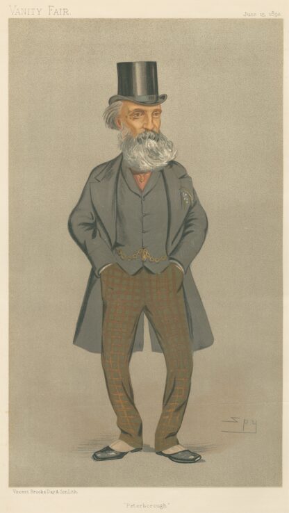 Politicians – ‘Peterborough’. Mr. Alpheus Cleophas Morton. 15 June 1873 by Leslie Matthew Ward