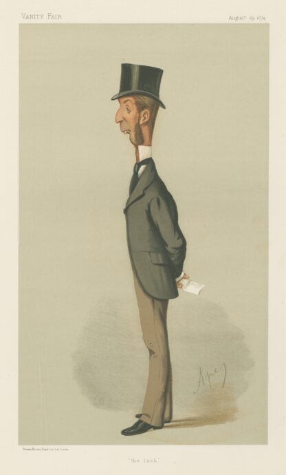 Politicians – ‘the lash’. Mr. Rowland Winn. 29 August 1874 by Carlo Pellegrini